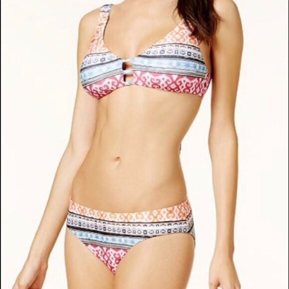 BECCA reversible bikini. M- bottom/L- top   NWT - Picture 2 of 12